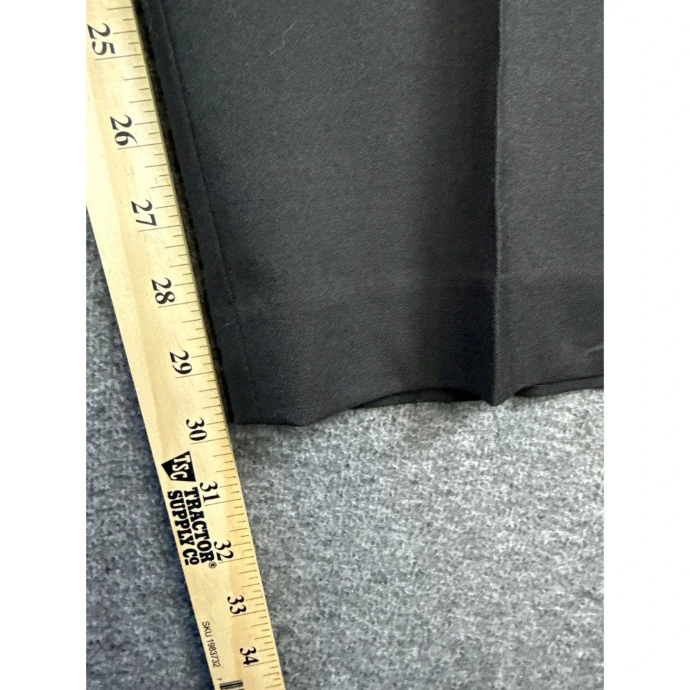 Lauren Ralph Lauren Black Flat Front Dress Pants Mens 40x30 Career Trousers Mngr